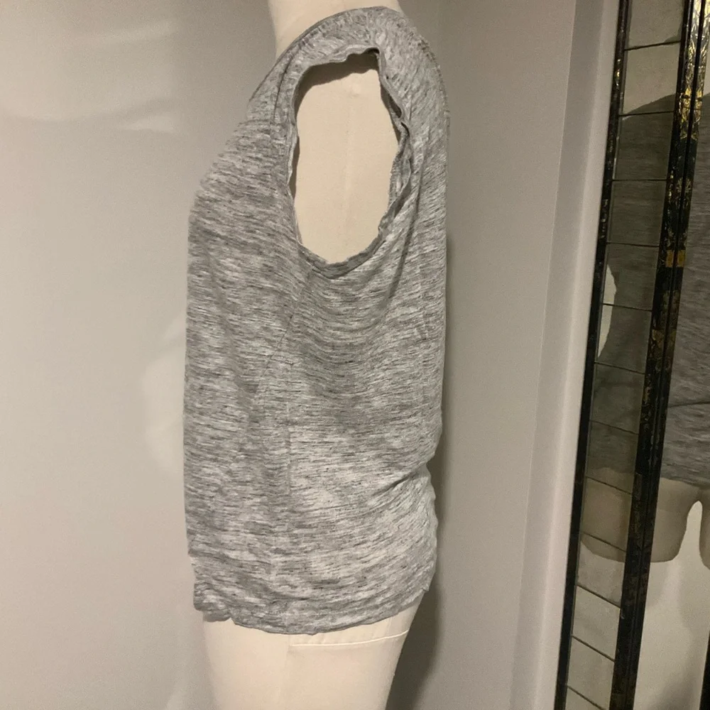Madewell Heather Gray Women's Muscle Tee - Picture 3 of 6